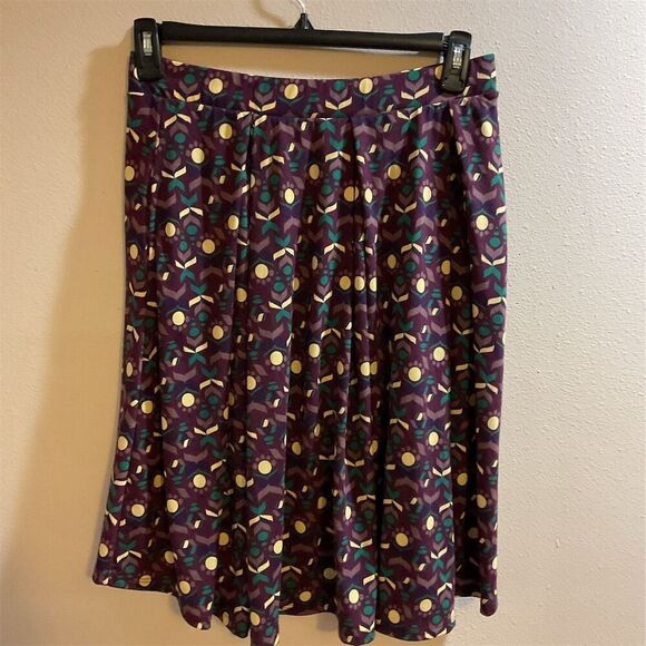 LuLaRoe Women's Floral A-Line Pleated Skirt with Pockets Multicolor Knee… - Picture 1 of 3